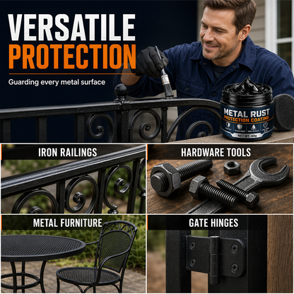 🎉🔥50K+ SOLD 🔥 Metal Rust Protection Black Repair Paste – Restore Rusty Gates, Fences & Outdoor Furniture With A Protective Black Finish✨✨