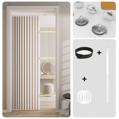 ⏰🔥LIMITED TIME 49% OFF! ✨ No-Drill Magnetic Accordion Door Curtain