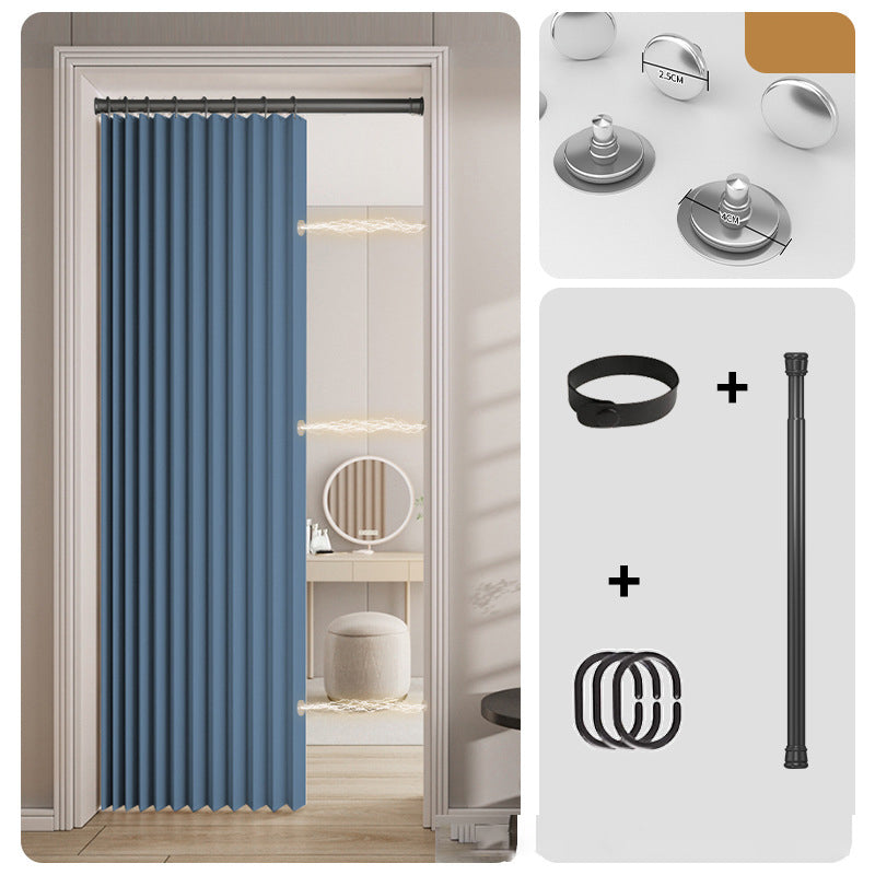 ⏰🔥LIMITED TIME 49% OFF! ✨ No-Drill Magnetic Accordion Door Curtain