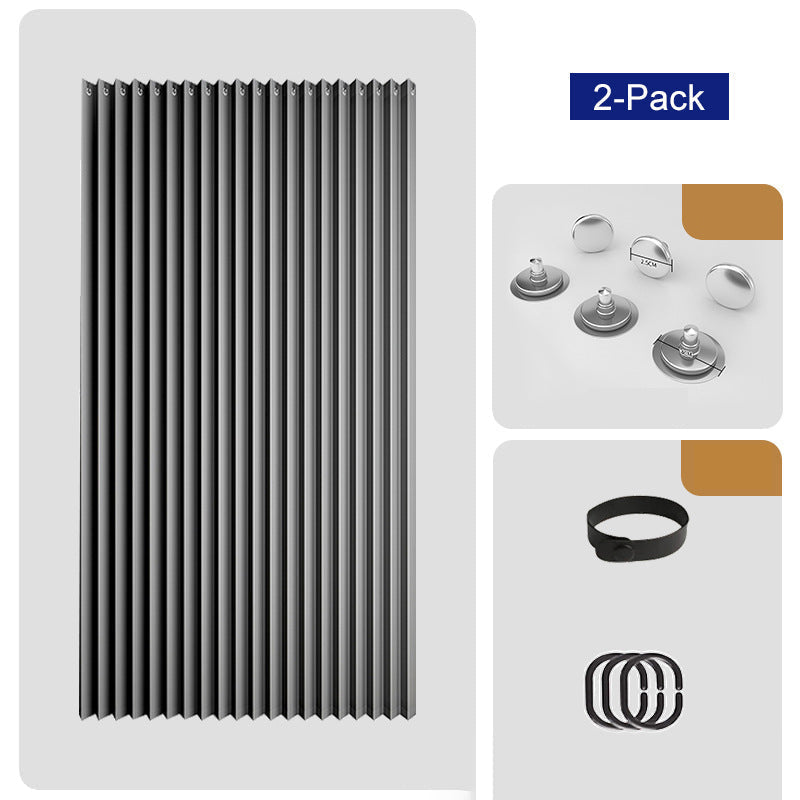 ⏰🔥LIMITED TIME 49% OFF! ✨ No-Drill Magnetic Accordion Door Curtain