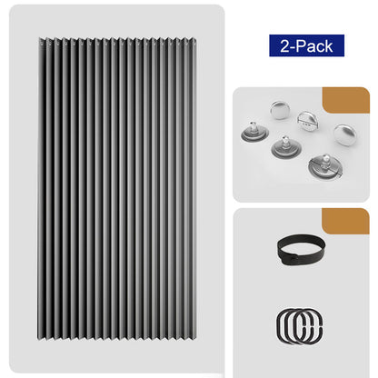 ⏰🔥LIMITED TIME 49% OFF! ✨ No-Drill Magnetic Accordion Door Curtain