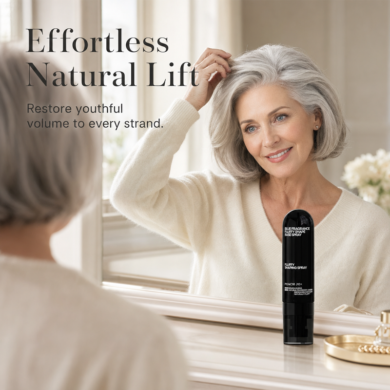🎉Limited Time 💥Buy 3 get 2 free💇🏻‍♀️Recommended by Hairstylists! 🔥Shape in 3 Seconds! Easily Create Fluffy & Elegant Hairstyles! 👩 Peach-scented volumizing & setting spray