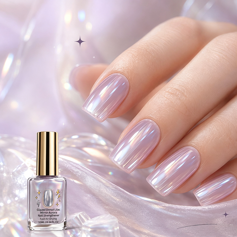 💜💅 Limited-Time OFF !! ⏰ Lilac Glossy Nail Strengthener – Strengthen Weak Nails & Restore Natural Shine — Darolio®