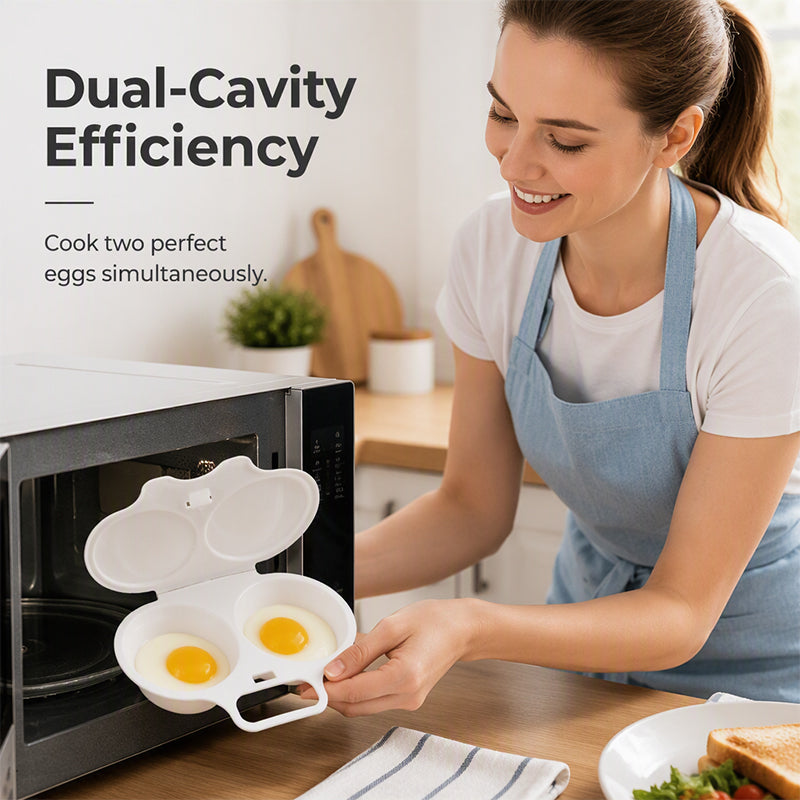 upsell🎁2026 New Arrivals 50% OFF💥Microwave Egg Poacher with Lid & Handle