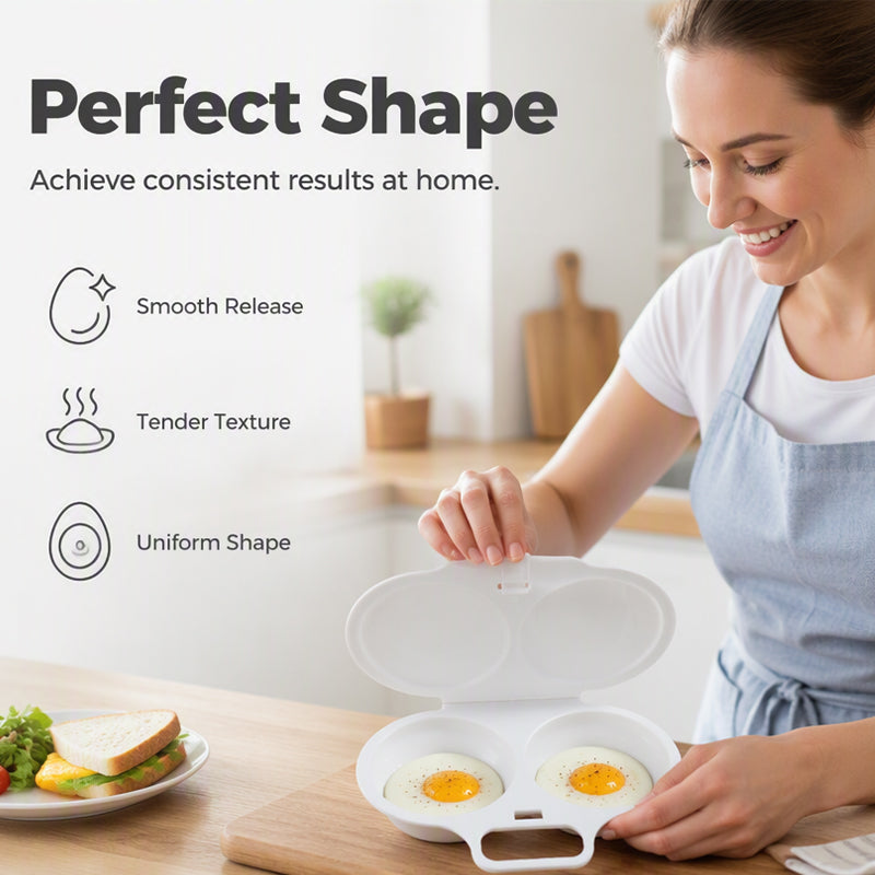 upsell🎁2026 New Arrivals 50% OFF💥Microwave Egg Poacher with Lid & Handle