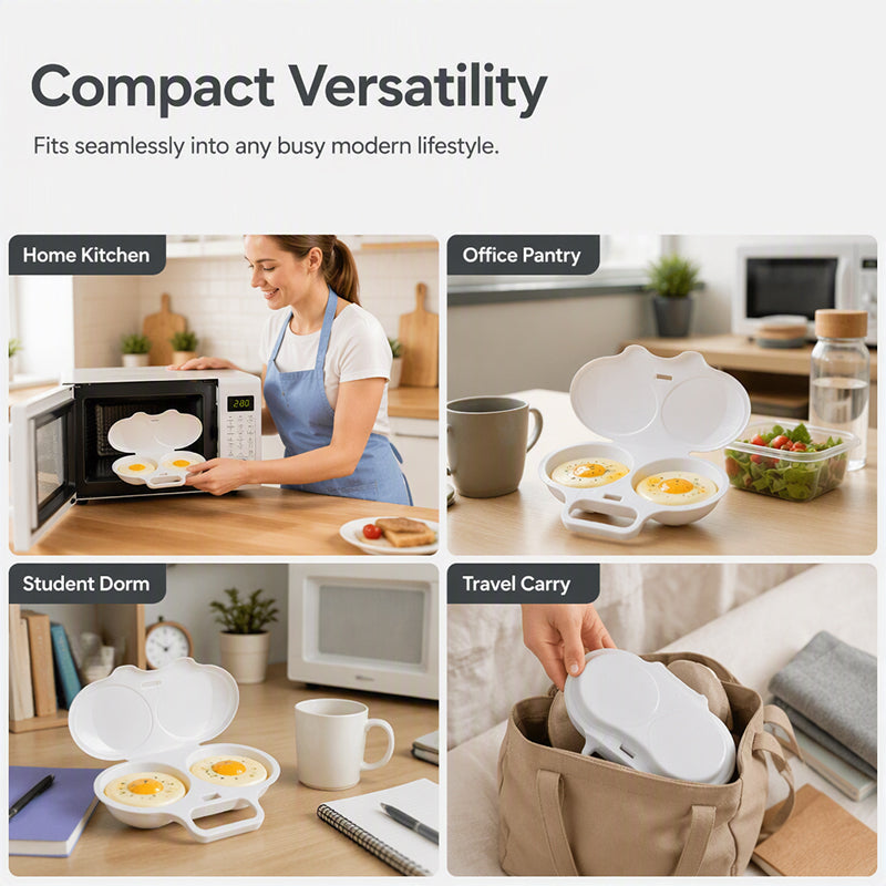upsell🎁2026 New Arrivals 50% OFF💥Microwave Egg Poacher with Lid & Handle
