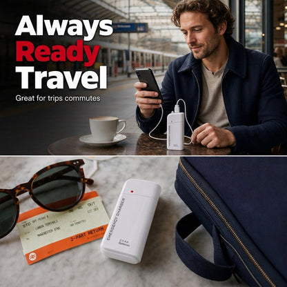 ⚡ LIMITED TIME 50% OFF!!Portable Emergency Phone Charger – 2 AA Battery Powered Backup