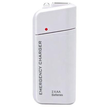 💥 BUY 2 GET 1 FREE +  50% OFF!🥳Portable Emergency Phone Charger AA Battery Powered Power Bank with LED Flashlight