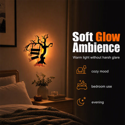 🎃🕸️Halloween Glow in Dark Wall Stickers,👻TGlow Up Your Halloween Nights✨