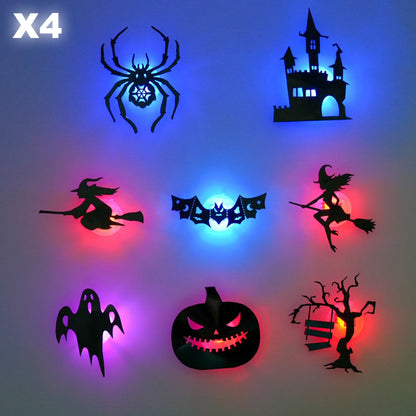 🎃🕸️Halloween Glow in Dark Wall Stickers,👻TGlow Up Your Halloween Nights✨