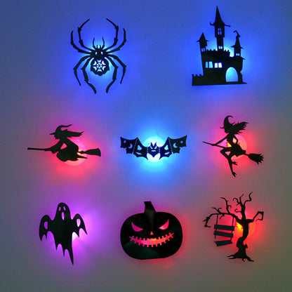 🎃🕸️Halloween Glow in Dark Wall Stickers,👻TGlow Up Your Halloween Nights✨
