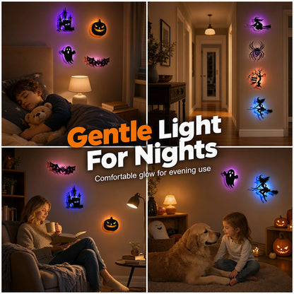 🎃🕸️Halloween Glow in Dark Wall Stickers,👻TGlow Up Your Halloween Nights✨