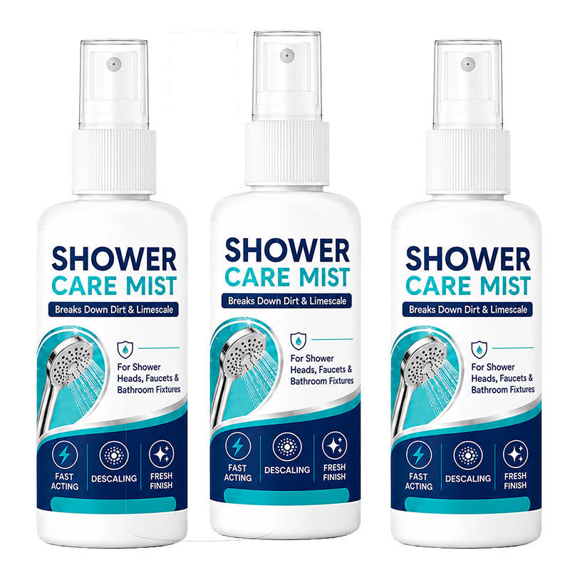 💦50% OFF!✨ Fast-Acting Shower Limescale Remover Spray 🚿💙Dissolves stubborn mineral deposits & hard water stains. Restores water flow & shine – just spray & wipe!🧼💪