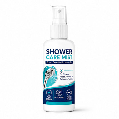 💦50% OFF!✨ Fast-Acting Shower Limescale Remover Spray 🚿💙Dissolves stubborn mineral deposits & hard water stains. Restores water flow & shine – just spray & wipe!🧼💪