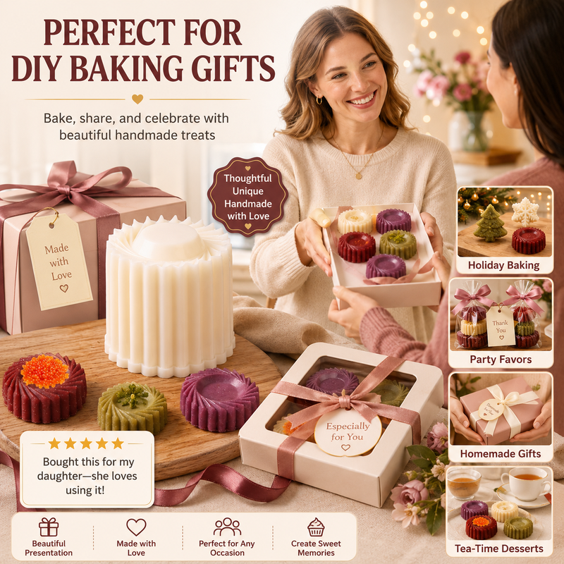 ✨ 50% OFF | 🥮2-in-1 Dual-Ended Pastry Mold (Over 50K Sold!)