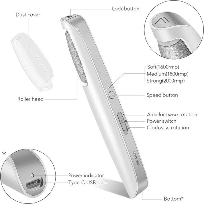 Darolio®📢📢Enjoy 40%discount today!⏰Portable Electric Feet Callus Remover🎁
